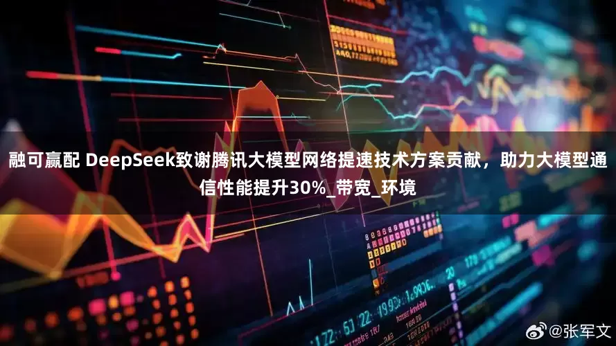融可赢配 DeepSeek致谢腾讯大模型网络提速技术方案贡献，助力大模型通信性能提升30%_带宽_环境